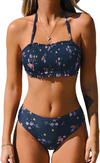 Wildflower Whisper Floral Bikini Set