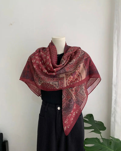 Raina French Shawl Scarf