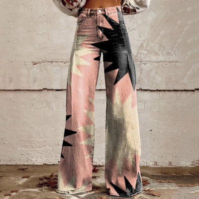 Blossom Wide Leg Flare Jeans