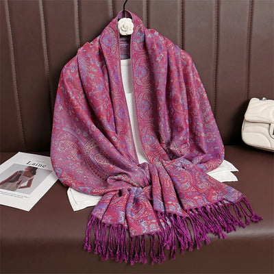 Meadow Cashmere Paisley Scarf