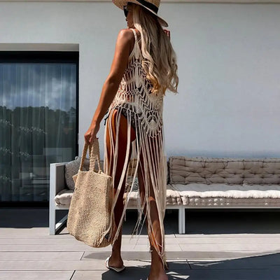 Seabreeze Crochet Bikini Cover Dress