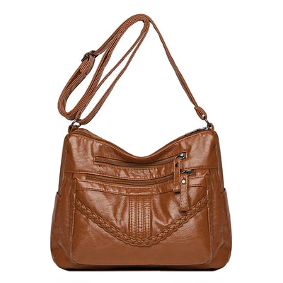 Stoneflower Leather Purse