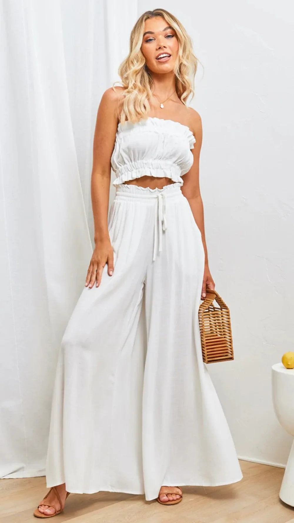 Caresse Wide Leg Boho Pants