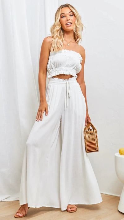 Caresse Wide Leg Boho Pants