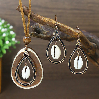 Coastal Charm Earring & Necklace Set