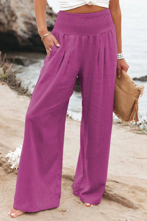 Mariposa Drawstring Wide Leg Pants