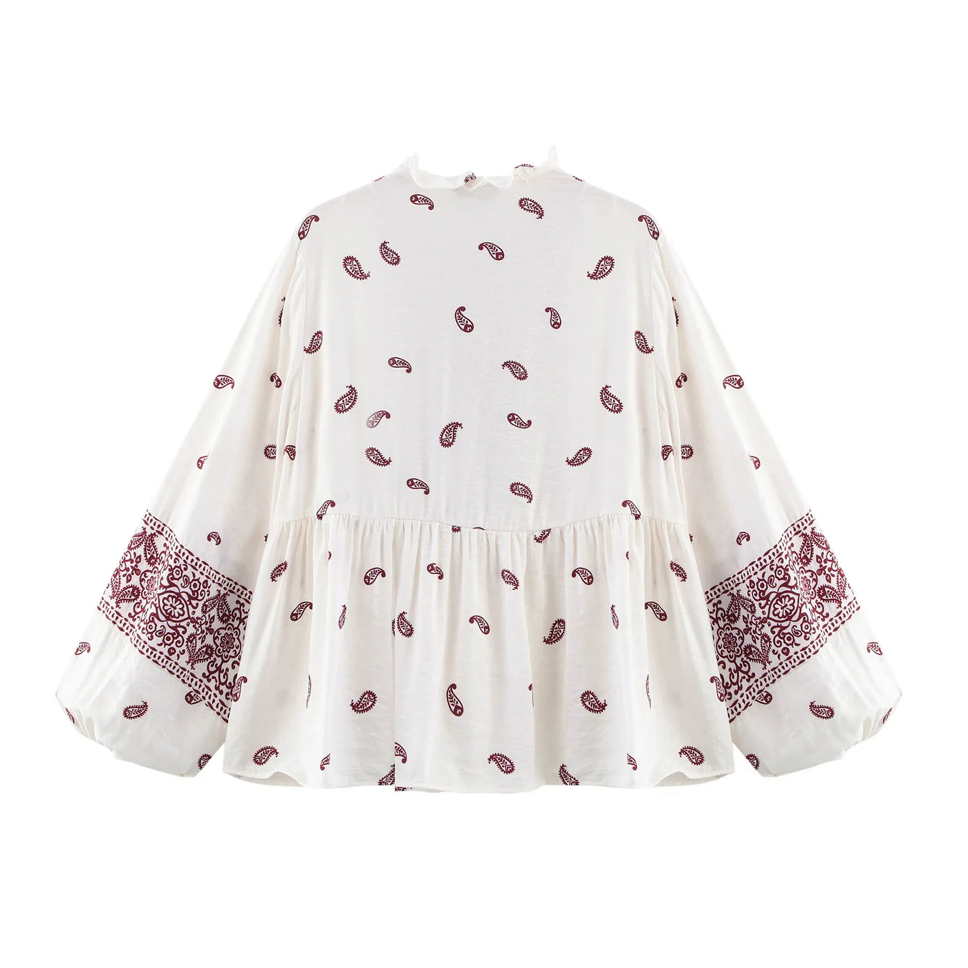 Wild Paisley Print Blouse