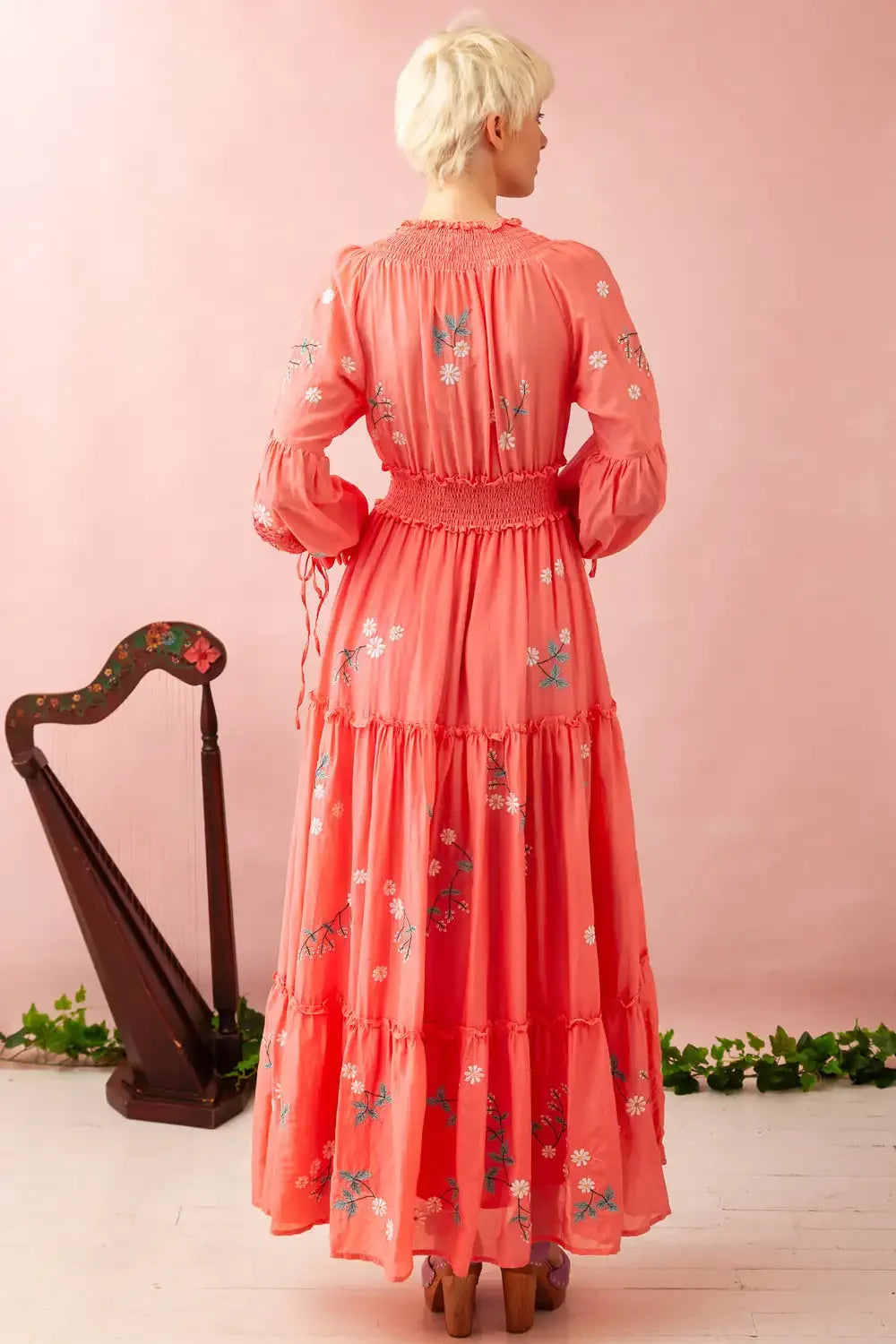 Alouette Embroidered Floral Dress
