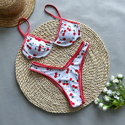 Cherry Baby Bikini Set