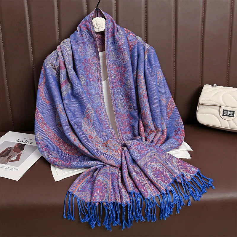 Meadow Cashmere Paisley Scarf