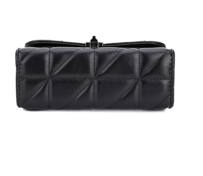 Orchid Quilted Crossbody Purse