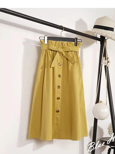 Arven Button Skirt
