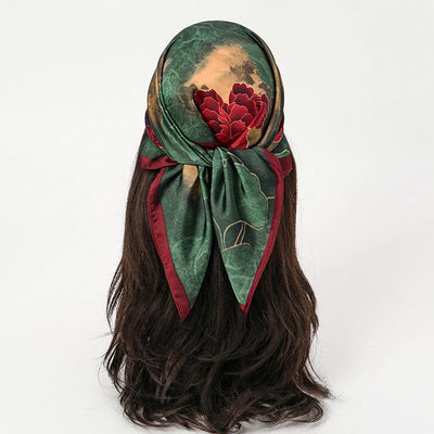 Orea Flow Silk Head Scarf