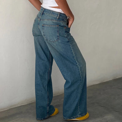 Elowen Boyfriend Wide Leg Jeans