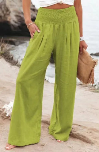 Mariposa Drawstring Wide Leg Pants