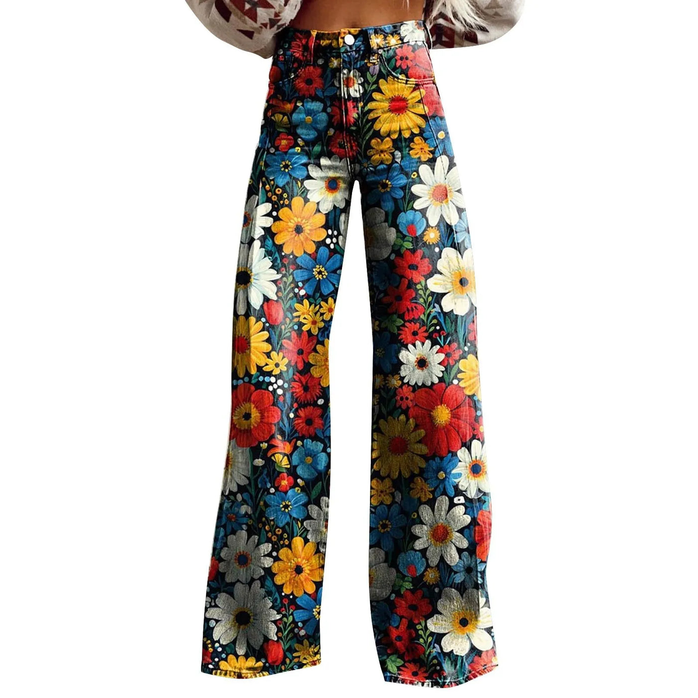 Blossom Wide Leg Flare Jeans