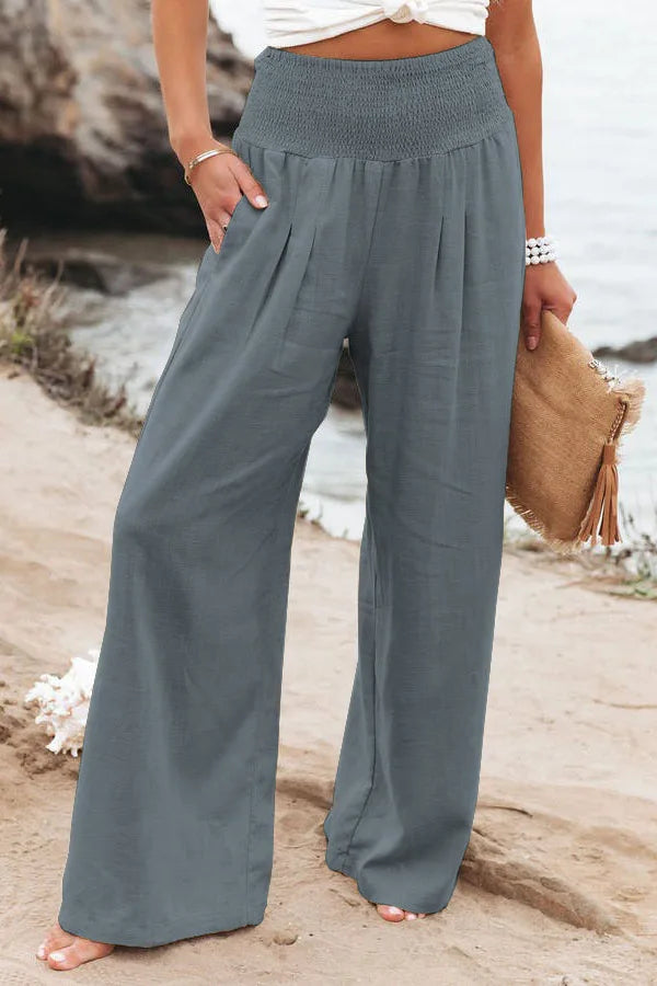 Mariposa Drawstring Wide Leg Pants