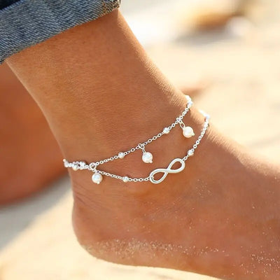 Sunseeker Silver Ankle Bracelets