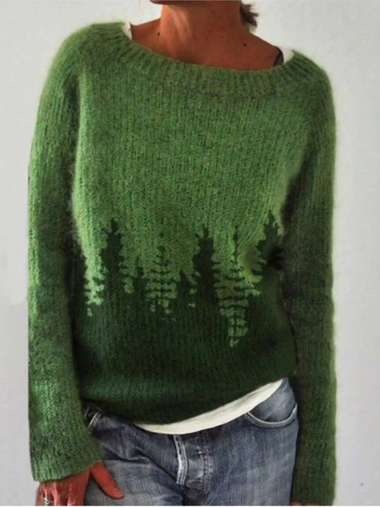Cosmic Bloom Knitted Sweater