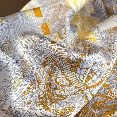 Orea Flow Silk Head Scarf