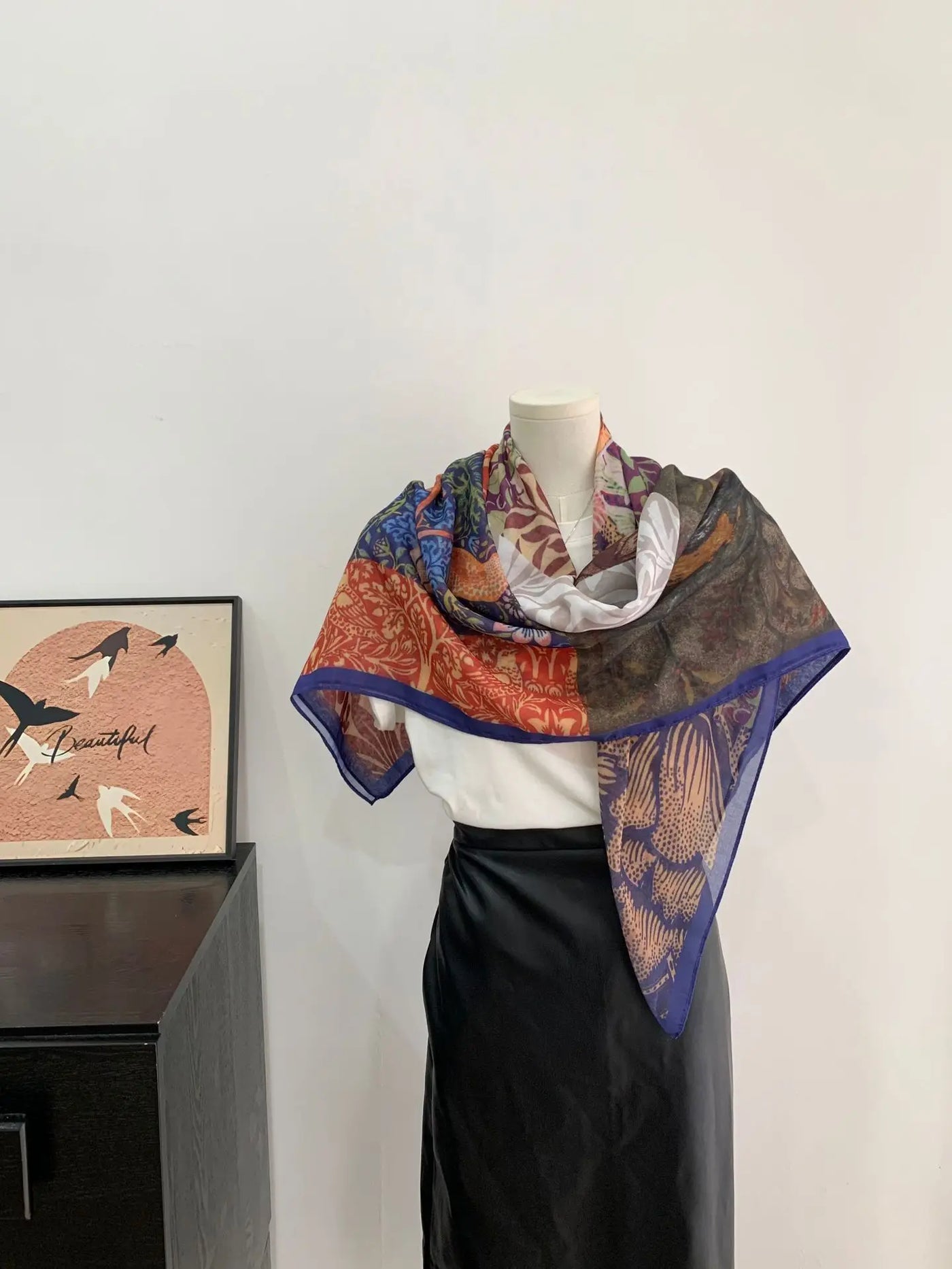 Raina French Shawl Scarf
