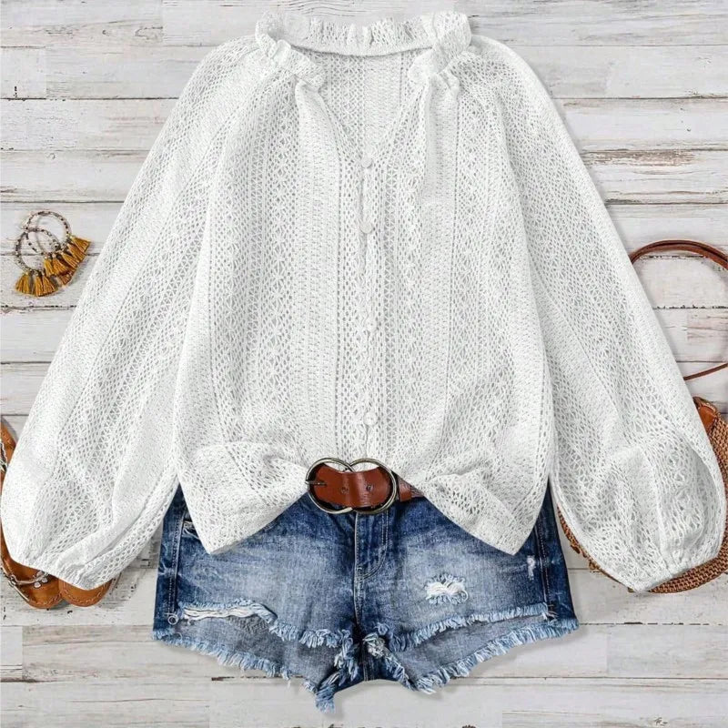Horizon Button Blouse