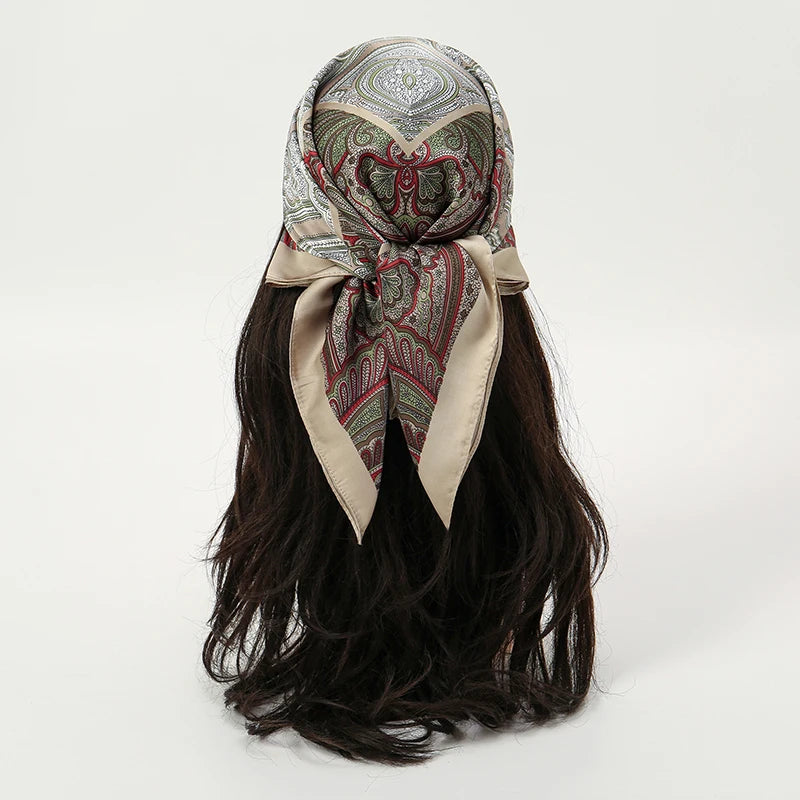 Orea Flow Silk Head Scarf