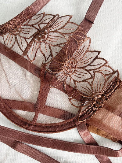 Palmera Floral Bra & Underwear Set