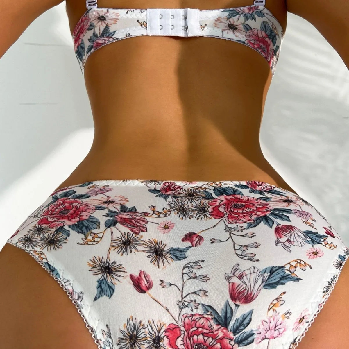 Ivara Floral Bra & Underwear Set