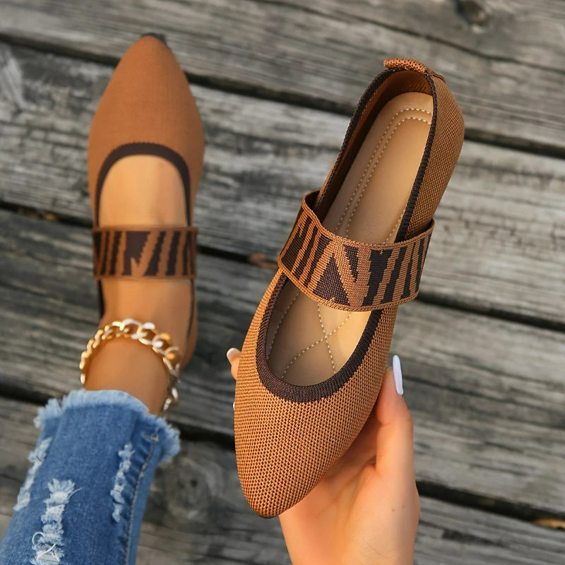 Roselane Knitted Flats