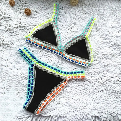 2 Piece Multicolored Lagoon Bikini