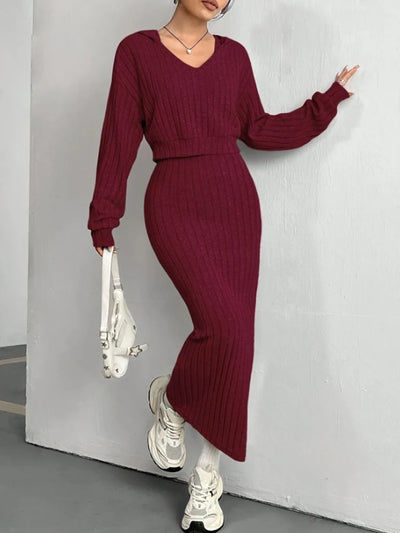 Tyara Dress & Sweater Set