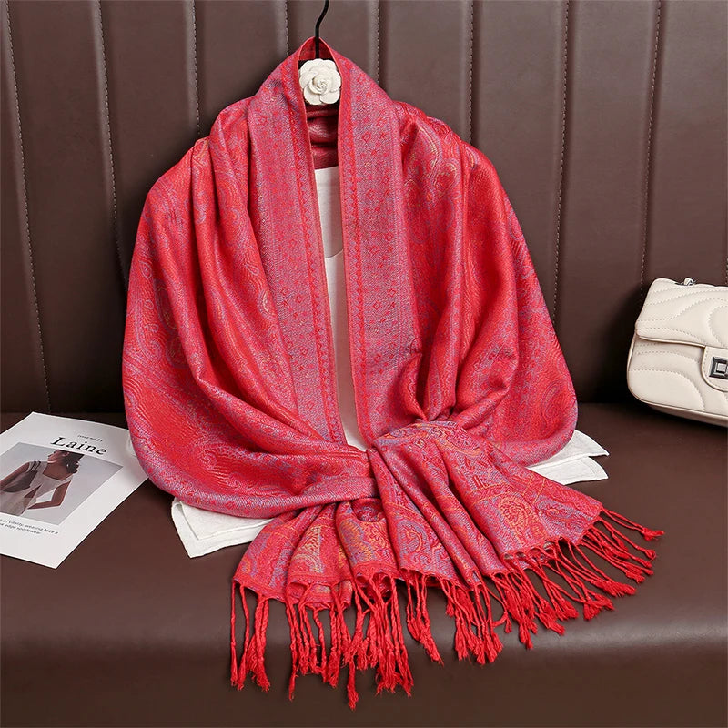 Meadow Cashmere Paisley Scarf