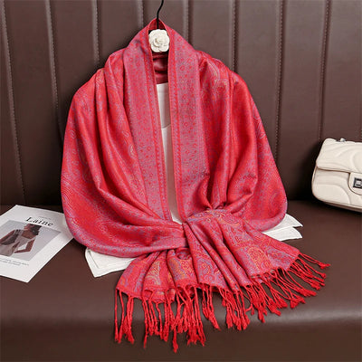 Meadow Cashmere Paisley Scarf