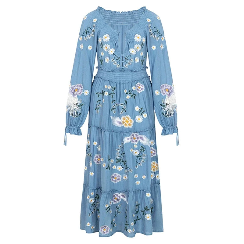 Alouette Embroidered Floral Dress