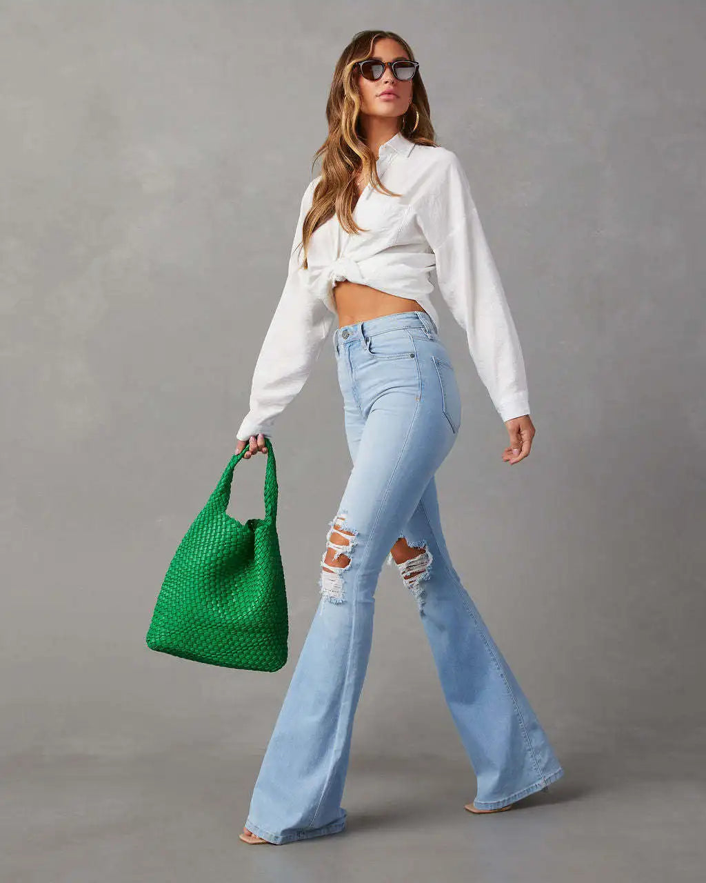 Capri Flare Jeans