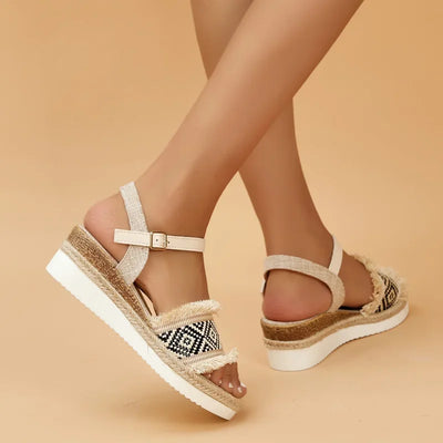 Fern Strap-On Wedges
