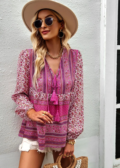 Moonlight Floral Blouse