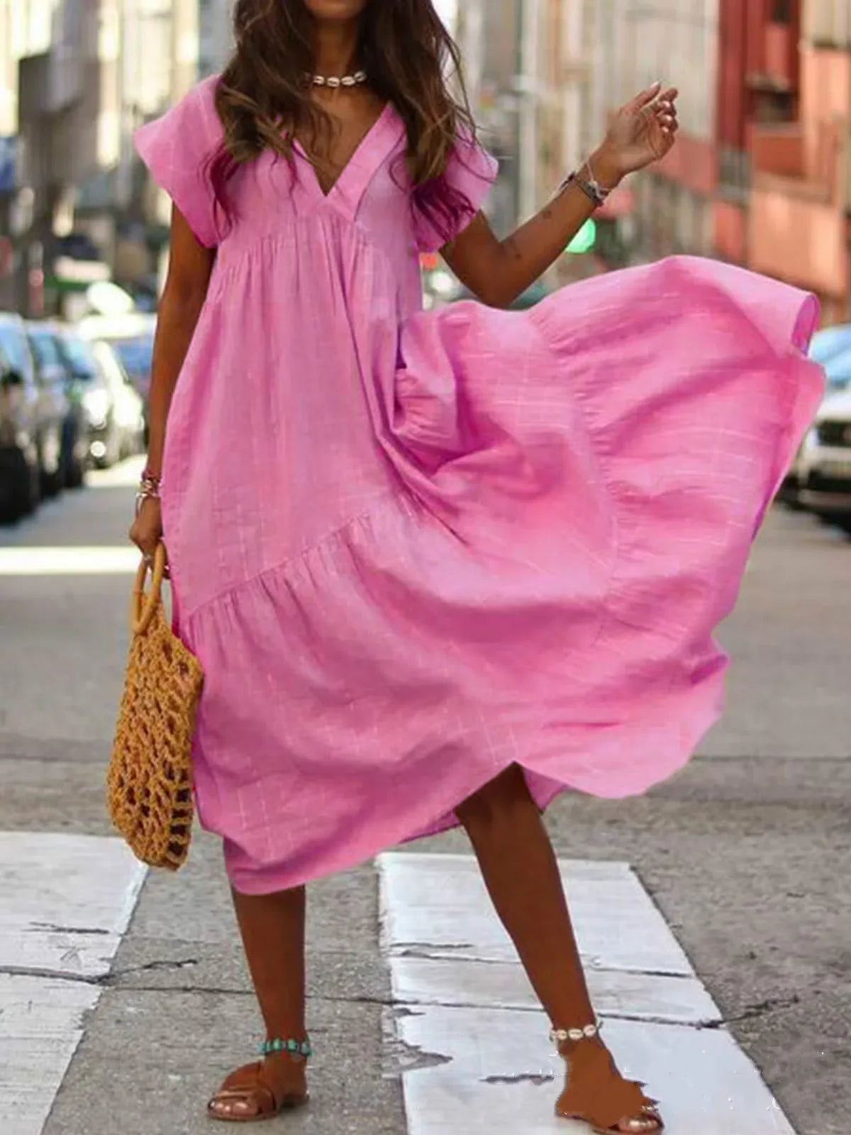 Flowy Bohemian Dress