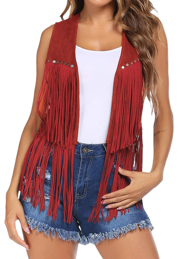Cassia Fringe Vest