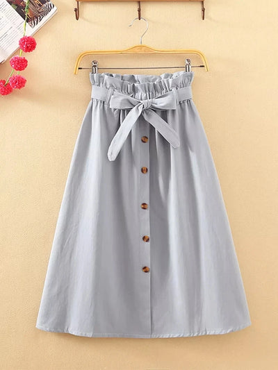 Arven Button Skirt