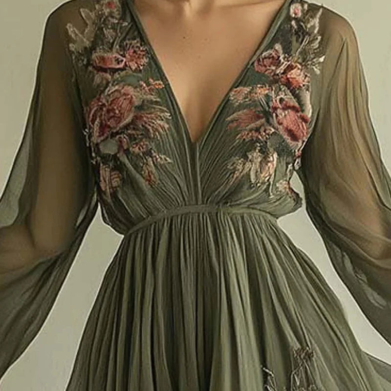 Sylvaine Floral Maxi Dress