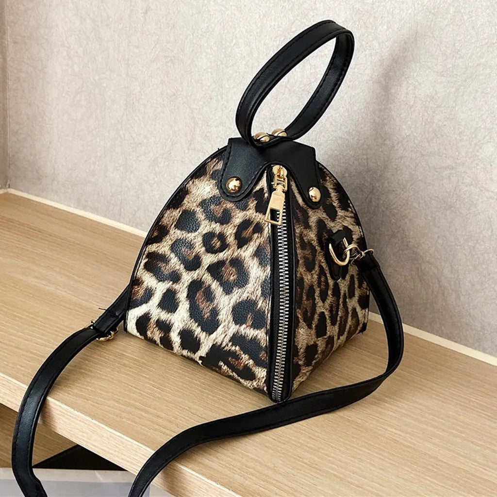 Animal Print Dumpling Purse